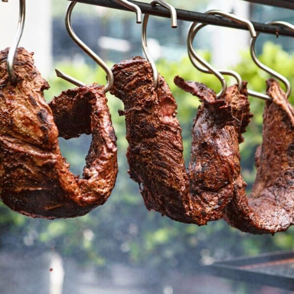 Asado meat hooks