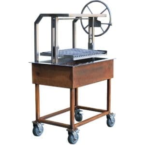 Architectural Santa Maria portable grill with stainless framework
