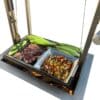 Argentina grill for cooking over wood or charcoal
