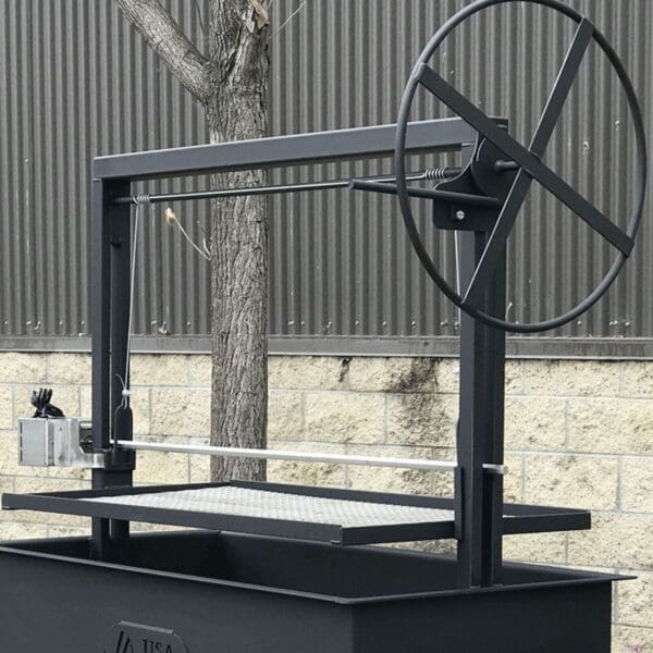Portable Santa Maria wood charcoal - crank it up grills