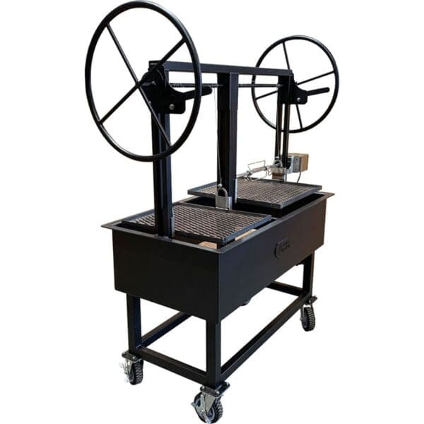 Santa Maria portable grill in black.