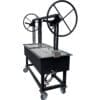 XL portable grill for charcoal and wood.