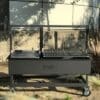 A catering grill for use outdoors for events.