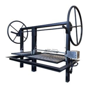 Steel 48″, 60″ & 72″ Santa Maria Drop In Grill Insert Frame – Dual Crank