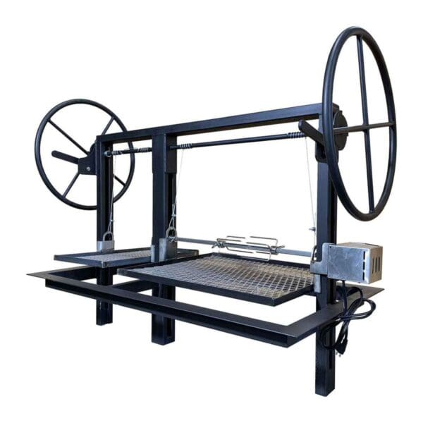 Steel 48″, 60″ & 72″ Santa Maria Drop In Grill Insert Frame – Dual Crank