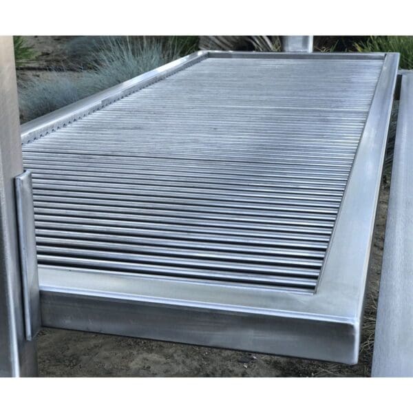 Rod grate plates for Argentine grill