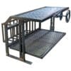 Stainless fireplace grill cooking insert