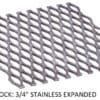 JD Fabrications Stainless expanded BBQ Grate