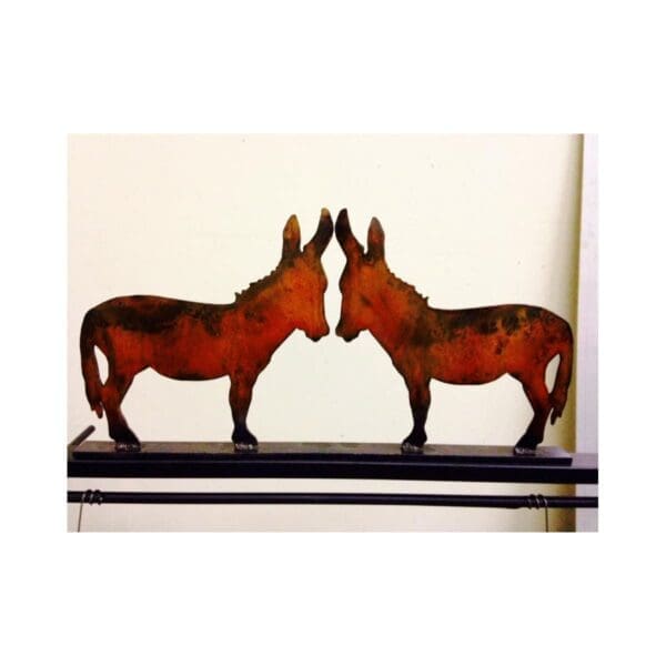 Personalize your grill with metal art.