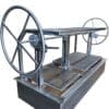 Large Stainless Argentine Barbecue Grill with a rotisserie. Perfect for cooking mouth watering Argentine Asado