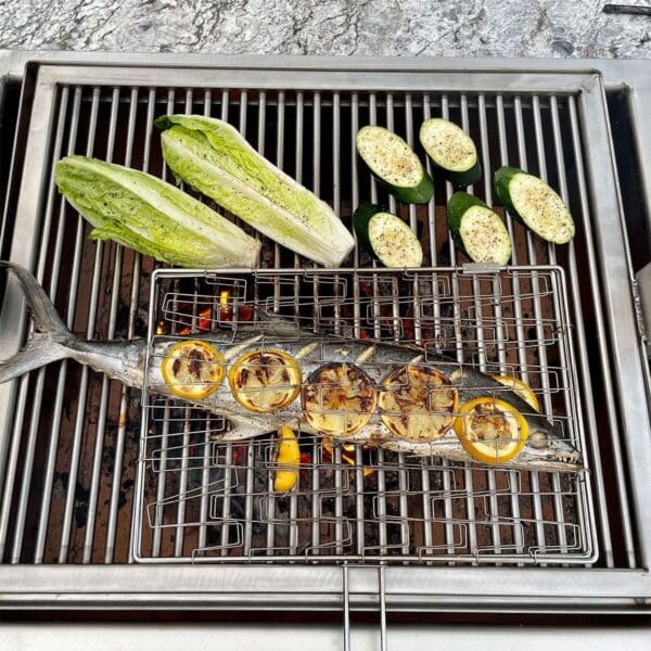 Stainless free float round rod grates can be added to any of our Argentine or Santa Maria grills.