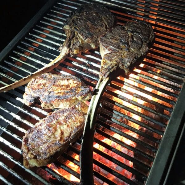 Live fire grills are the only way to cook a real steak.