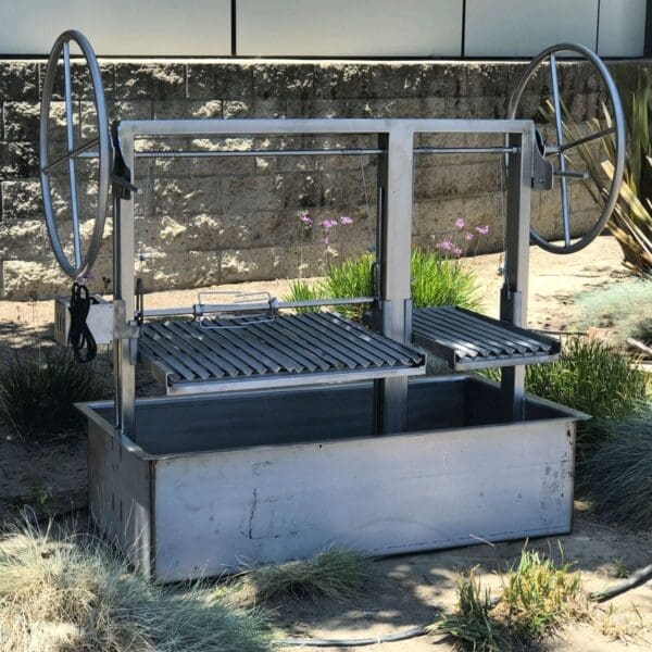Santa Maria grills come in stainless material for ultimate rust resistance.