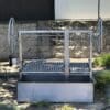 Stainless steel grills are extremely long lasting and resistant to rust.