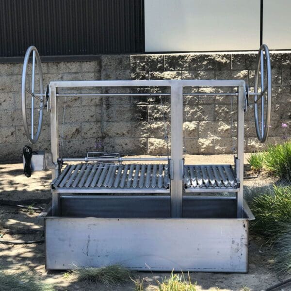 Stainless steel grills are extremely long lasting and resistant to rust.