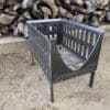 Free Standing Argentine Brasero for burning wood down to coal.
